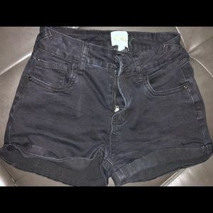 Gianni Bini Black Denim Shorts